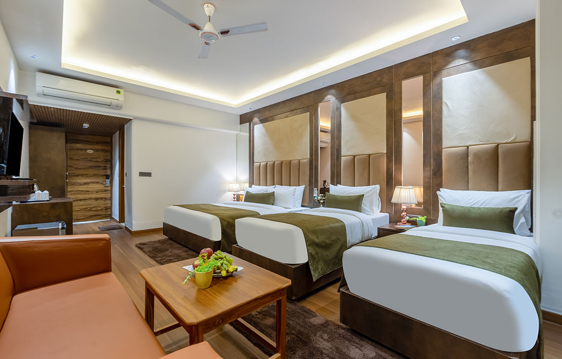 Family Quadruple room at Arch The Venus Hotel - best star hotel in Aerocity