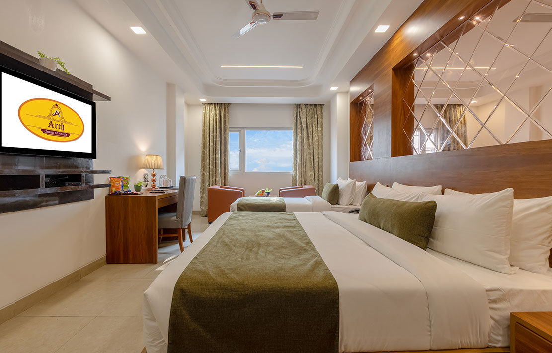 Modern bedroom at Arch The Venus Hotel - hotels with style