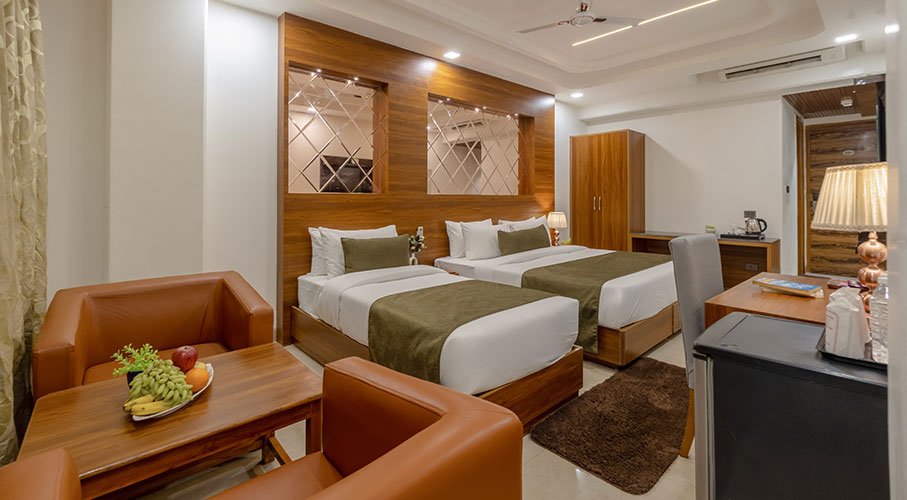 Family suite at Aman Suites Mahipalpur - hotels near airport accommodation